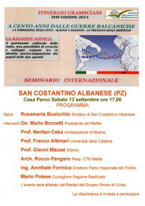 Manifesto Convegno Itinerari Gramsciani