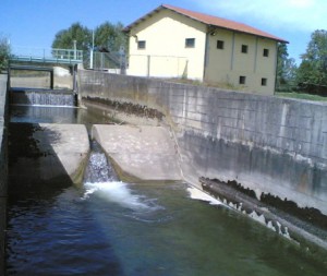 centrale idroelettrica realizzata nel comune di Genivolta (CR)