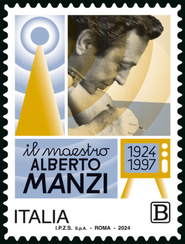 Poste Francobollo ALBERTO MANZI